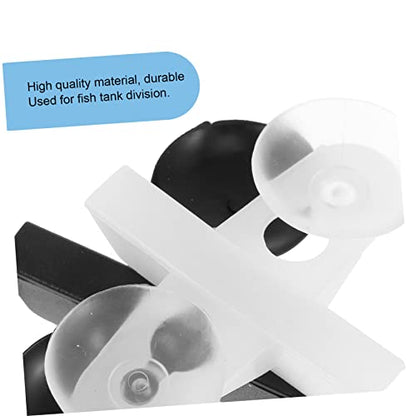 UPKOCH 20pcs Aquarium Divider Isolation Holders for Fish Tank Compartmentalization Easy Installation Safe for Fish Compatible Glass Panels