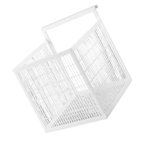 Breathable Fish Fry Nursery Box for Aquariums Protects Fry Health Simple Setup Supports Growth - color: White