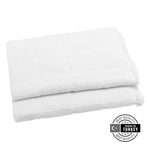 Modefa Islamic Men's Ihram Towel Set for Hajj Umrah - 2 Piece Set - 110 x 220, 100% Cotton - Combo with Belt, Kufi and Tawaf Beads