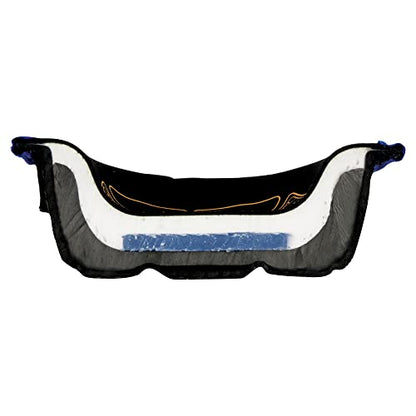 QEP F3 Stabilizer Knee Pads with Memory Foam, Gel Cushion, Neoprene Fabric Liner and Pen Storage, Black (79642)