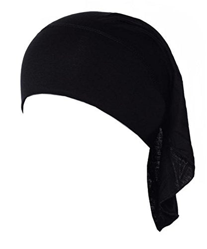 4 X Womens Muslim Mini Inner Hijab Caps Underscarf - color: Khaki+beige+camel+b