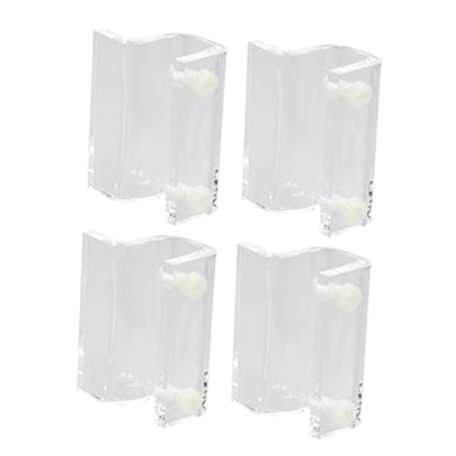 BESPORTBLE 4pcs Acrylic Fish Tank Cover Holder Bracket Practical Support Tool for Open Aquariums Turtle Tanks and Pet Stable and Easy to Install