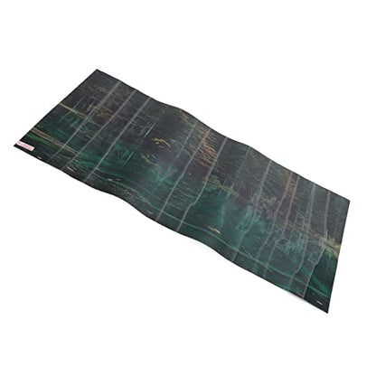 3D PVC Self Adhesive Fish Tank Wallpaper Sticker, Lake Reflection Pattern, for Aquarium Fish Tank Decoration, Premium 1 Roll (91 * 50CM) - size: 91*50CM