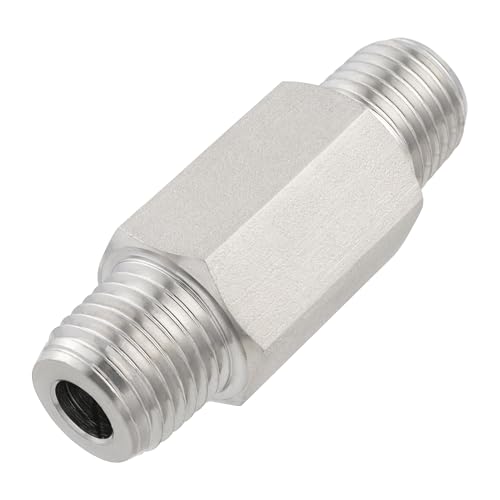 Yoebor 1/4" MNPT x 1/4" MNPT Stainless Steel Check Valve One Way Valves 1pc - size: 0.25 Inch, style: Mnpt x Mnpt