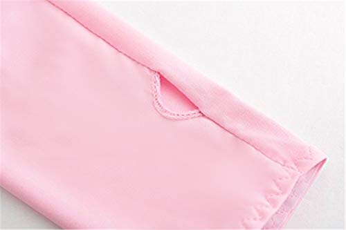Women Cooling Shawl Arm Sleeve with Finger Hole, Comfortable & Breathable, Anti-UV, Ladies Sun Protection Cooler Shrug - color: Pink