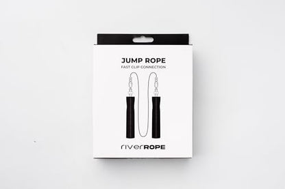 Adjustable Speed Jump Rope for Fitness – Lightweight Tangle-Free Skipping Rope with Ball Bearings, Easy to Use Cardio Workout Equipment for Home, Gym & Travel (Men & Women)- RIVERROPE Premium Jump Rope