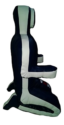 Bestzo MMA Jiu Jitsu Judo Punching Bag Grappling Dummy Sitting Position Blue-Unfilled - color: Canvas Blue, size: 48 inches (4 ft)