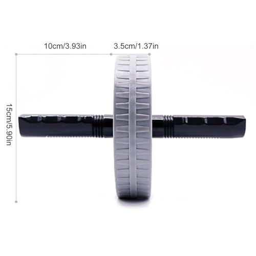 Ab Exercise Wheel Roller, Automatic Rebound Abdominal Exercise Wheel, Ab Exercise Roller Exercise Equipment with Comfortable Handle for Gym Body Fitness & Strength, Achieve Toned Core Muscles