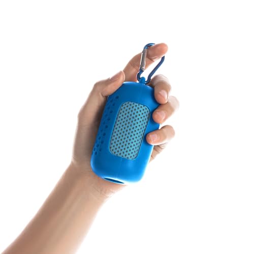 Quick Absorbent Rapid Cooling Travel Sports Towel Lightweight Compact Camping Swimming Gym Blue - color: Blue