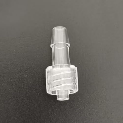 Male Luer Lock 3/16" Polycarbonate Hose Barb Adapter for Laboratory Biochemical Analytical Instruments, Food Machinery and Aquarium Equipment, 100pcs