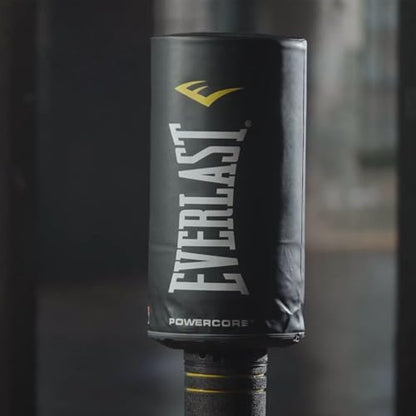 Everlast Powercore Free Standing Indoor Rounded Heavy Duty Fitness Training Punching Bag for Home Gym Strength Boxing Workout Exercise, Silver
