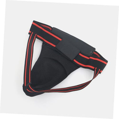 Portable Comfortable Groin Protector with Integrated Crotch Guard for Men Boxing MMA Taekwondo Training Wear-Resistant Protective Gear for Competitive Sports