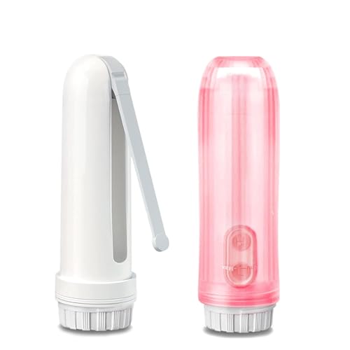 Portable Bidet Travel Bidet Sprayer Electric Handheld Bidet ,Ipx6 Waterproof ,with 2 Pressure Options,for Personal Hygiene Cleaning,Pink