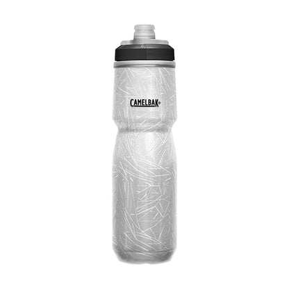 CamelBak Podium Ice Insulated Bike Water Bottle, Maximized Cold Retention with Aerogel Insulation, 21oz, Black