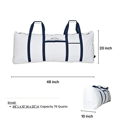 Savvycraft Waterproof Insulated Fish Kill Bag, Leakproof, 48" L x 10" W x 20" H - style: Flat Bottom: 48"l X 10"w X 20"h