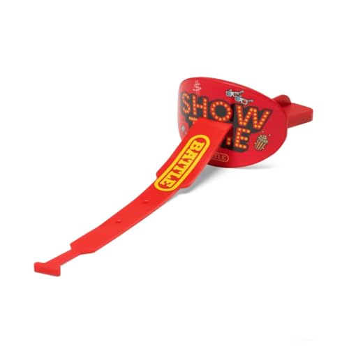 Battle Speed Football Mouthguard with Strap, Showtime | Maximum protection for safe secure fit, Built-in airflow channels, No boiling required, Advanced composite material - color: Showtime