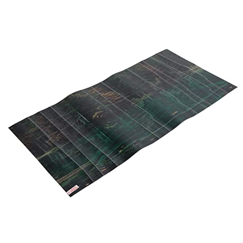 3D PVC Self Adhesive Fish Tank Wallpaper Sticker, Lake Reflection Pattern, for Aquarium Fish Tank Decoration, Premium 1 Roll (61 * 41CM) - size: 61*41CM