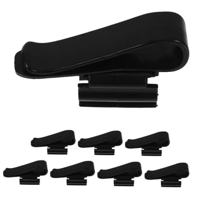 Yardwe 8pcs Hose Fixing Clamps for Fish Tank Compact Aquarium Water Hose Clips Versatile and Space Efficient Clips for Aquariums and Water Tubes - color: Black