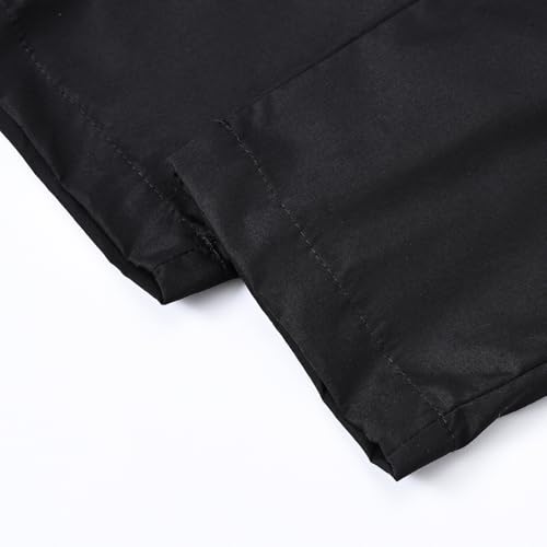 Kids Embroidery Muslim Clothing Long Sleeve Kaftan Set Boys Girls Thobe Islamic Prayer Clothes Shirt Pants 2 Piece - color: Black, size: 4-5T