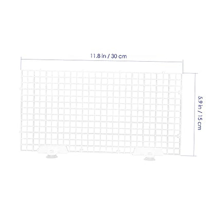 Aquarium Divider Bottom Plastic Separation Board Fish Breeding Box for Aquarium Net Design Easy to Install