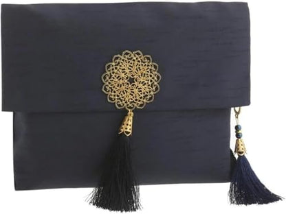 Premium Area Rug for Islamic Prayers - Muslim Prayer Mat and Rug for Men with Arabic Gifts - Traditional Islamic Prayer Rug Islam - سجادة صلاة Included - color: Navy Blue