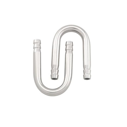 JianLing 4PCS Aquarium U Shape Stainless Steel Connector Carbon Dioxide System U Bend Fitting 42mm Fish Aquarium Aquascape Oxygen Pump Elbow