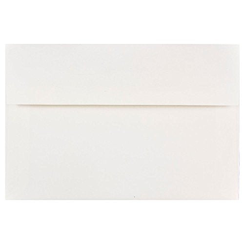 JAM PAPER A8 Invitation Envelopes - 5 1/2 x 8 1/8 - White - 50/Pack - color: White, size: A8
