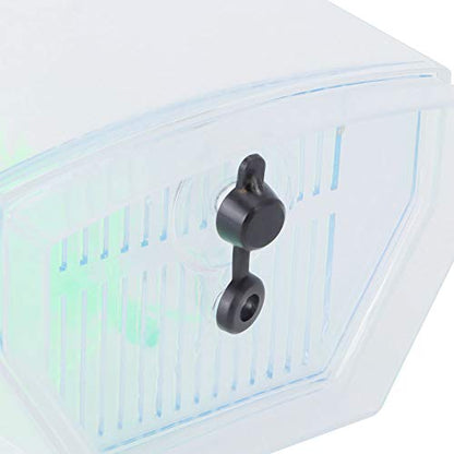 SUNGOOYUE Breeder Box for Aquarium Fish Acrylic Isolation Tank Single 4.3 X 3.1 X 5.5 in with Top Cover Dirt Groove Water Drain for Guppies Betta Fry Breeding Hatching (Single Grid)