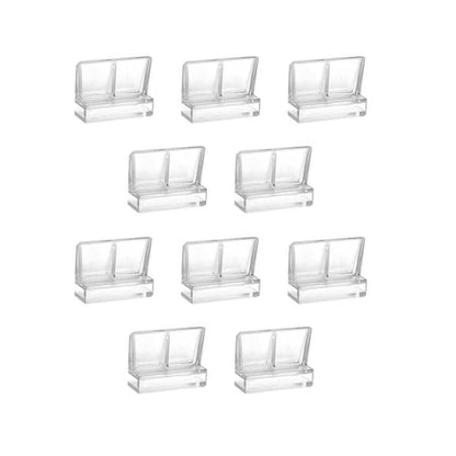 10PCS Transparent Acrylic Aquarium Cover Clip Bracket Holders Universal Lid Clips for Rimless Aquarium