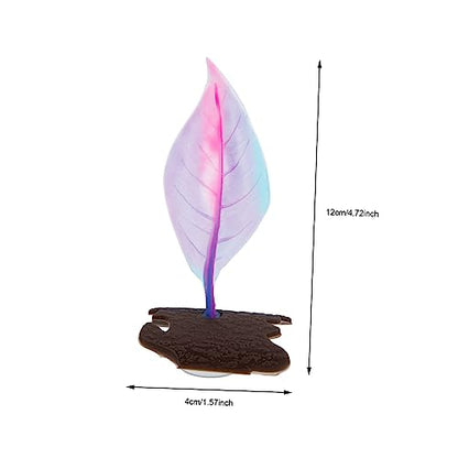 Silicone Aquarium Plants Fish Tank Accessories Artificial Kelp Ornaments Aquarium Ornament Fish Tank Plant Hammock Simulated Aquatic Plant Suction Cup Betta Leaf Betta Fish Decorate