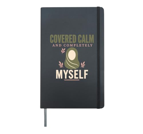Hijabi Pride Muslimah Modest Fashion Islamic Gift Hardcover Journal, Black
