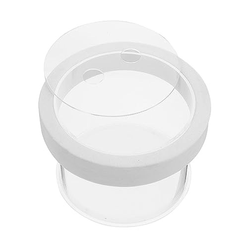 Kisangel Fish Box Floating Aquarium Breeding Box Acrylic Fish Separator for Easy Observation Durable Floating Design Hatchery - color: White