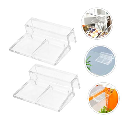 BESTonZON 10pcs Fish Tank Lid Holder Bracket Acrylic Support Clips for Aquarium Cover and Stable Fish Tank Accessories Robust Design for Thickness Aquariums