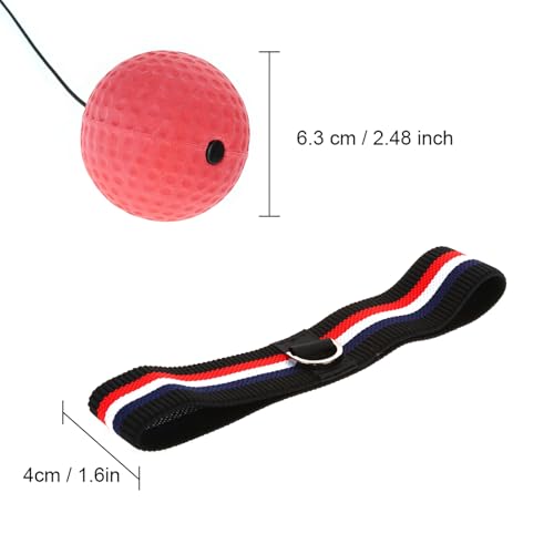 Adult Boxing Punch Exercise Ball with Headband Equipment for Reflex Speed Training - style: E305-H04