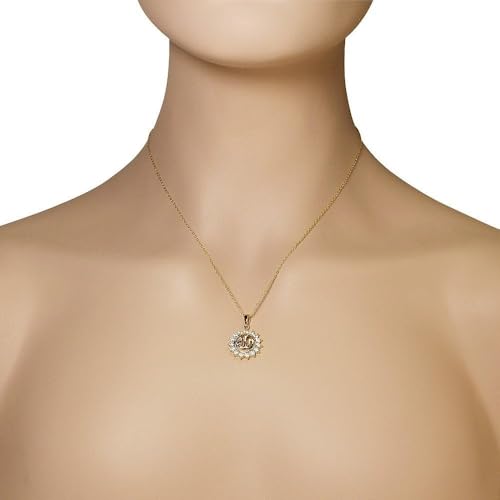 Exquisite Islamic Muslim Allah Quran Pendant Necklace Women Religious Amulet Jewelry Ramadan Gift - color: Yellow