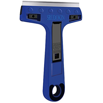 4" Razor Blade Scraper Tool with 10PCS Blades for Cleaning | Scraper Tool for Cleaning Window, Glass, Tile, Floor, Sticker Remover for Wallpaper, Paint, Caulk, Adhesive, Tint, Decal