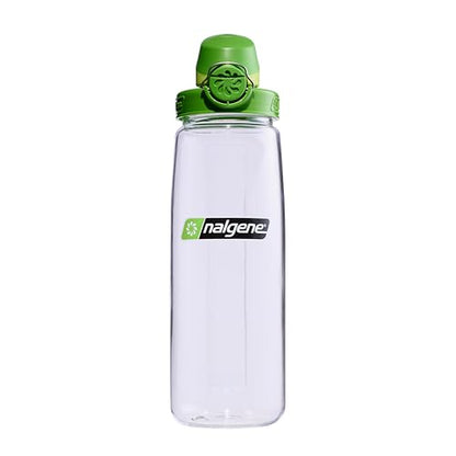 Nalgene 24 oz On The Fly Lock-Top Water Bottle, Clear w/Sprout - color: Clear with Sprout, size: 22 Ounces