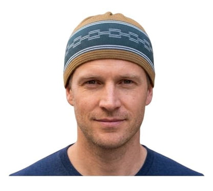 Set 2 PCS Muslim Beanies Kufi Hat for Men AMN-225B Skull Cap Islam Taqiyah Takke Eid Ramadan Gift - color: Color I