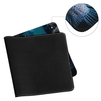 Large Size Gaming Mouse Pad Fish in Fish Tank Desk Mat Non-Slip Base Waterproof Desktop Writing Pad for Office Home - color: Fish in Fish Tank, size: 40X75cm