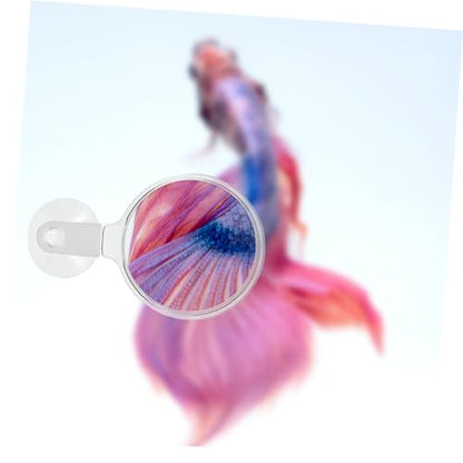VICASKY Betta Fish Aquarium Magnifier Cup Plant Viewer for Landscapes and Small Animals Easy Installation for Detailed Observation