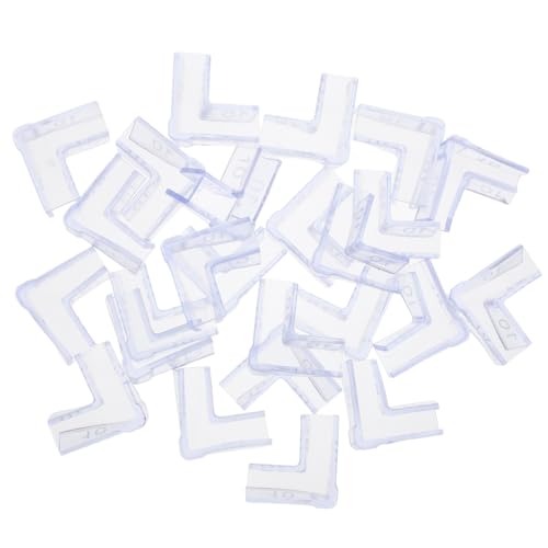 Hemobllo 25pcs Fish Tank Corner Guards 10mm Aquarium Glass Edge Protectors Safety Plastic Corner Protectors for Tank Edge and Furniture