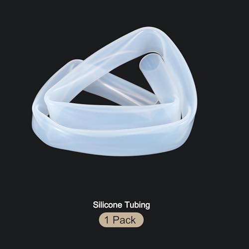3ft 1" ID x 1-1/8" OD Silicone Tubing Clear Industrial Plastic Tubing Pure Silicone Hoses for Pump Siphoning Draining Irrigation Brewing - color: Clear, size: 1" x 1-1/8"