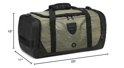 Gym Bag Backpack Waterproof Duffle Bags Travel Weekender Duffel Bag for Men Women Overnight Bag with Shoes Compartment Green - color: Green-A, size: Medium 45L