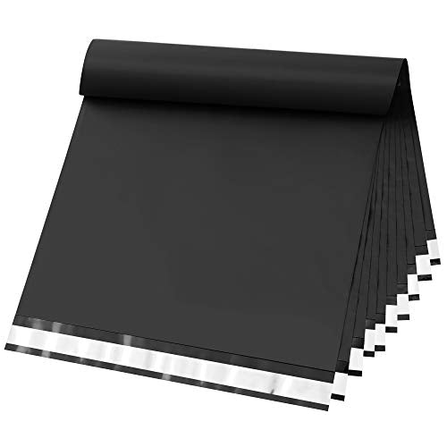 Famagic Poly Mailers, 100pc 14.5x19 Inch Shipping Bags, Large Chic Packaging Bags for Small Business, Tearproof Mailing Envelopes for Clothing Supplies, Boutique, Self Seal Mailers Poly Bags Black - color: Black, size: 14.5x19