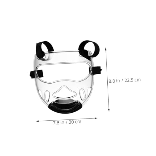 Hemoton 2pcs Taekwondo Face Protector Gear Detachable for Sparring Lightweight Martial Arts Headgear for Karate Training