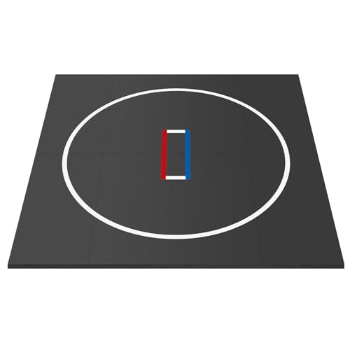 Generic 300x300cm/300x200cm Roll-Up Design Wrestling Mat for Home Foldable XPE Jiu Jitsu Floor Exercise Mat Waterproof 1.18in Thick for BJJ MMA Martial Art Boxing Grappling and Judo