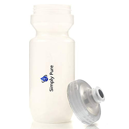 Simply Pure Purist 22 Oz BPA-Free, Sport & Bike Squeeze Water Bottle by Specialized Bikes (Fixy Cap)