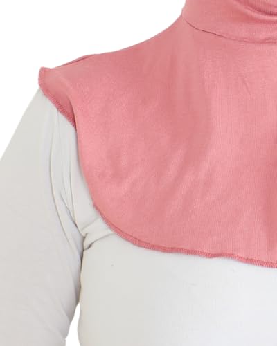 Prien Sport Hijab For Women, Muslim Head Scarf, Flexible Turban Girls, Chic Islamic Wear For Gym, Neck Collar Bonnet Viscose - color: Dusty Rose