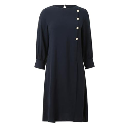 2 Piece Muslim Outfits For Women Long Sleeve Button Down Shirt And Baggy Pants Casual Dress Outfits Prayer Clothes - color: Blue, size: Small