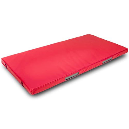 Foamma Gymnastics Mat - 4" x 3 ft x 6 ft, Red, Landing Pad for Kids and Adults with Waterproof Cover, Gymnastics Equipment, High-Density Tumbling & Wrestling Mat for Indoor and Outdoor Use - size: 3ft x 6ft, style: 4" Thickness